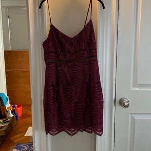 Purple Cocktail Dress